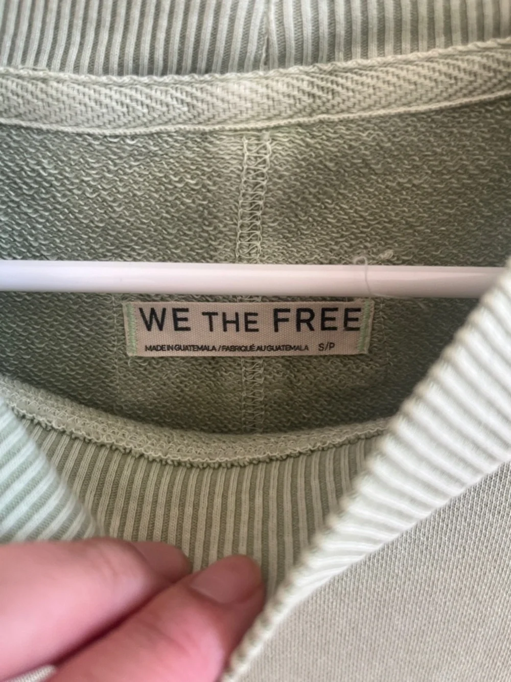 We The Free Sage Green Crewneck Sweatshirt - Picture 2 of 3
